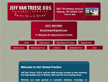 Tablet Screenshot of drvantreese.com